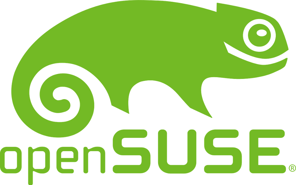7. Logo de la distribución de Linux OpenSUSE.