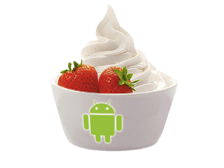 Logo de Android 2.0 - Es un Yogurt Helado