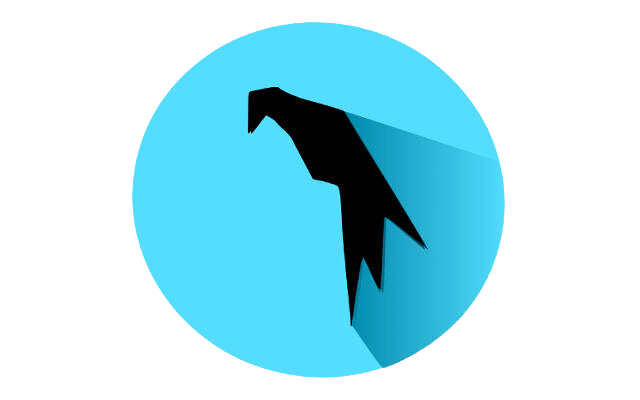 9. Logo de la distribución de Linux Parrot OS.
