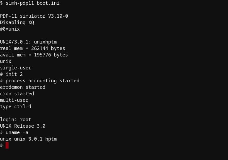 Interfaz de Unix interfaz de unix con línea de comandos.